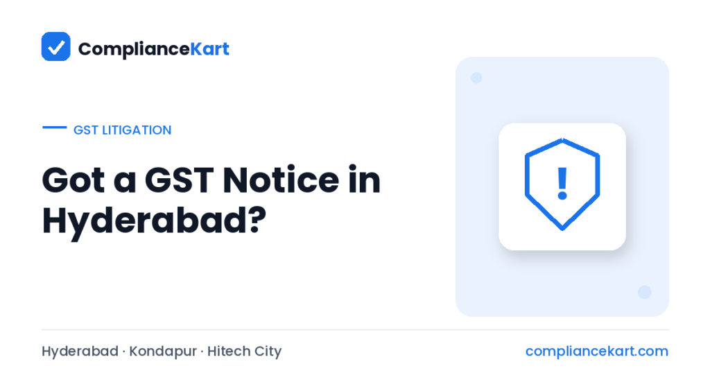 gst notice litigation hyderabad